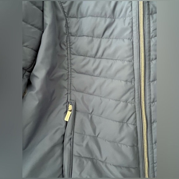 Olsen light blue Quilted Jacket- Large - Picture 3 of 11